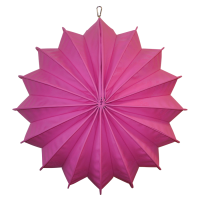 wetterfester outdoor lampion Barlooon L pink von der Seite_